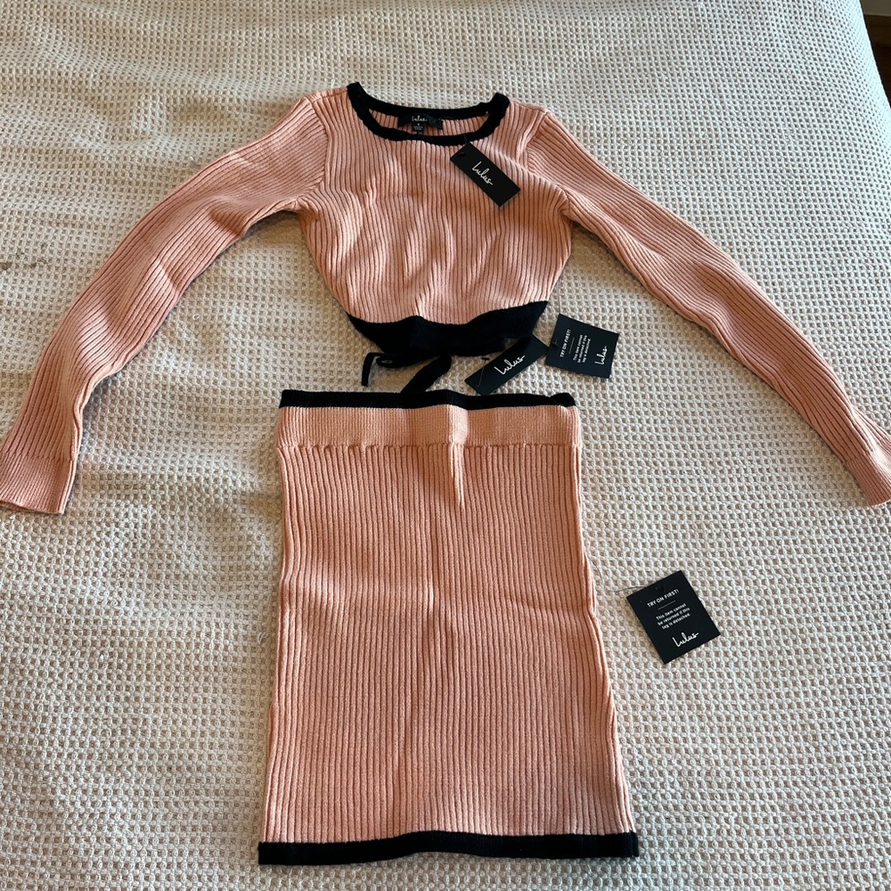 Two piece sweater set brand new with tags (size small)